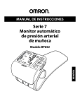 Serie 7 Monitor autom&aacute;tico de presi&oacute;n arterial de mu&ntilde;eca
