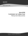 Serie WDB Controlador de Caldera Dual Manual de Instrucciones