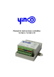 Manual de instrucciones centralitas YCMC1 / YCMC1-W