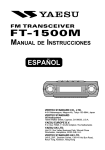 FT-1500M Spanish Manual
