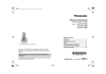 Manual de instrucciones KX-TG1312SP KX-TG1313SP