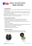 manual de instrucciones serie fortfire