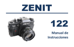 Manual de instrucciones Zenit 122 en español