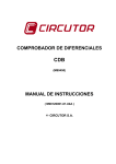 comprobador de diferenciales manual de instrucciones