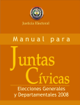 Juntas Cívicas - Justicia Electoral
