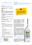 Sonómetro integrador clase 1 con protocolos de medición