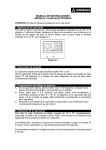 manual de instrucciones modelo: class electr&oacute;nica