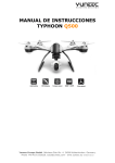 MANUAL DE INSTRUCCIONES TYPHOON Q500