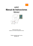 manual de instrucciones de la silla de seguridad