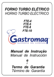 FORNO TURBO EL&Eacute;TRICO