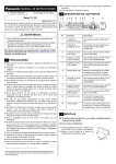 Serie FX-301 Manual de instrucciones