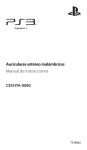 Auriculares est&eacute;reo inal&aacute;mbricos Manual de instrucciones