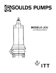 MODELO JCU - Goulds Pumps