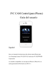 JVC CAM Control (para iPhone) Guía del usuario