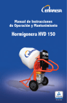 Hormigonera HVD 150