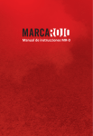 Manual de instrucciones MR-0 - MarcaRojo