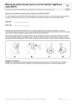 Manual de instrucciones para el uso del selector digital por radio