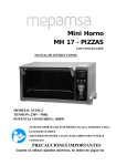 Mini Horno MH 17 - PIZZAS