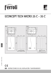 ECONCEPT Tech Micro Instrucciones