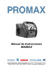 Manual de Instrucciones MINIMAX