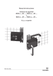 Manual de instrucciones Sistemas de seguridad MGB-L1