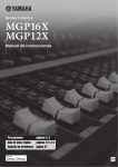 MGP16X/MGP12X Owner`s Manual