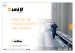 Manual de instrucciones Uni 8 Overhead