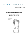 Manual de Instrucciones para el Usuario