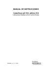 MANUAL DE INSTRUCCIONES CyberScan pH 510- pH