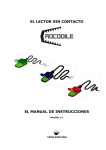 El lector sin contacto Crocodile. El manual de instrucciones