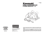 MANUAL DE INSTRUCCIONES PARA LA SIERRA