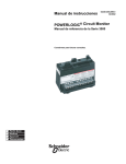 POWERLOGIC ® Circuit Monitor Manual de instrucciones
