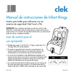 Manual de instrucciones de Infant-thingy