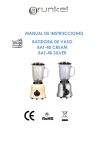 MANUAL DE INSTRUCCIONES BATIDORA DE VASO BAT