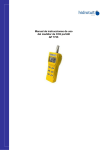 Manual de instrucciones de uso del medidor de CO2