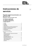 Instrucciones de servicio