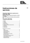 Instrucciones de servicio