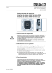 Instrucciones de servicio Interfaz de datos USB, Versión REG