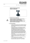 Instrucciones de servicio Sensor combinado