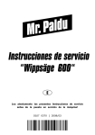 “Wippsäge 600“ Instrucciones de servicio
