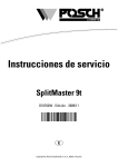 Instrucciones de servicio