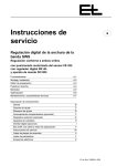 Instrucciones de servicio