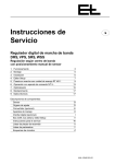 Instrucciones de Servicio
