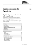 Instrucciones de Servicio