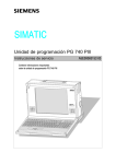 Unidad de programación PG 740 PIII