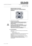 Instrucciones de servicio Inserto de relé con contacto libre de