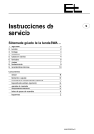 Instrucciones de servicio