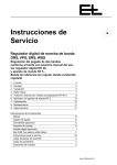 Instrucciones de Servicio