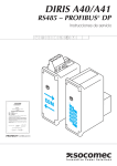 diris a40/a41 rs485 – profibus® dp