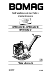 Instrucciones de servicio y mantenimiento BPR 50/52 D